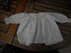 Ancienne Blouse Blanche Naissance - 1940-1970