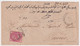 Levante 27 Ago 1875 40 C. Rosa Sass. 7 Su Busta Da Alessandria X Tunisi - Emissions Générales