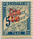 !!! CHINE. TAXE N°1a SURCHARGE DOUBLE NEUVE CHARNIÈRE PROPRE - Segnatasse