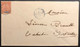 France Colonies TAHITI Lettre N°15 10c Oceanie Obl Dateur Bleu De MANGAREVA 1905 Pour Papeete Arrivée En 1906 ?? RR - Brieven En Documenten