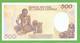 CENTRAL AFRICAN REPUBLIC 500 FRANCS 1986  P-14b  ABOUT UNC - Centraal-Afrikaanse Republiek