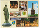 Barneveld: Standbeeld Jan V. Schaffelaar & Straat, Toren NH Kerk, Centrum, Klederdracht - (Gelderland, Nederland) - Barneveld