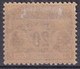 HAUT-SENEGAL - 1906 - TAXE YVERT N°4 * MLH - COTE = 19 EUR. - Ungebraucht