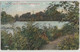 WALK AND LAKE AT KENEY PARK - HARTFORD - 1908 - Hartford