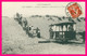 CAP FERRET - Escalier Conduisant Au Restaurant Et à L'Océan - Tramway Hippomobile - Tram - Animée - Ed. LEO NEVEU - 1915 - Andere & Zonder Classificatie