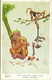 PC LAWSON WOOD, ARTIST SIGNED, FOR HEALTH'S SAKE, Vintage Postcard (b35381) - Wood, Lawson