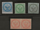 France Colonies Generales Lot Type Aigle Avec N°1**, 2*, 4* Et Paire N°5* Tous Très Frais - Eagle And Crown