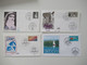 Delcampe - BRD 1980 / 90er Teilw. Bis 2001 Jahre FDC Posten Mit 200 Stück Bei Den Freimarken Auch Randstücke Dabei! Inkl. ATM Nr.1 - Collections (sans Albums)