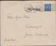 1924. ISLAND. King Christian X. Thin, Broken Lines In Ovl Frame. 40 Aur Blue On SHIP MAIL Cov... (Michel 103) - JF514599 - Briefe U. Dokumente