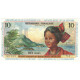 Billet, Antilles Françaises, 10 Nouveaux Francs, KM:5a, SPL+ - Guyane Française