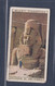 Wonders Of The Past 1926 - Original Wills Cigarette Card - 1 Colossus At Abu Simbel - Wills