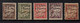 GRAND LIBAN / 1924 SERIE DUVAL TAXE # 6 A 10 * / COTE YVERT 40.00 EUROS (ref T1841) - Strafport