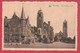 Warneton  - Hôtel De Ville Et Eglise ... Café De L'Hôtel De Ville / Bières Caulier - 1951 ( Voir Verso ) - Komen-Waasten