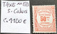 (A1) TAXE N° 47  Neuf ** Gomme, Signé Calves  TTB - 1859-1959 Mint/hinged