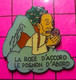 613e Pin's Pins / Beau Et Rare / THEME : PERSONNES CELEBRES / MITTERRAND AU PARADIS LA ROSE D'ACCORD LE POGNON D'ABORD ! - Personaggi Celebri