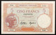 Banque De L'indo-chine Tahiti Papete 1927 5 Francs Pick#11b Spl+  LOTTO 3692 - Altri – Oceania