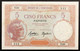 Banque De L'indo-chine Tahiti Papete 1927 5 Francs Pick#11b Spl+  LOTTO 3692 - Other - Oceania