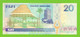 FIJI 20 DOLLARS 1996  P-99a UNC  NUMBER X000355 - Fiji