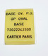 Must De Cartier Base Ovale Pour Briquet  Plaqué Or - - Supplies And Equipment