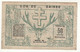 NEW CALEDONIA   50 Cents  P54  Dated 29 Mars 1943  ( Ship On Front + Stag Head At Back ) - Altri – Oceania