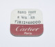 Cartier Rondelle De Frottement - Friction Washer 72822168000 - Materiaal