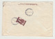 Bulgaria Bulgarian Postal Stationery Cover PSE 1968 Domestic Poste Restante Additional Fee Stamp (61458) - Covers & Documents