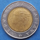ITALY - 500 Lire 1993 R KM# 160 "Bank Of Italy" Bi-metallic - Edelweiss Coins - Autres & Non Classés