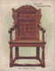 Old Furniture 1924, Wills Cigarettes, Large Size 6x8cm, 3 Oak Inlaid Chair - Antiques - Wills