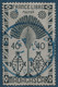FRANCE Colonies Madagascar N°269 40c Ardoise Oblitéré Dateur 1945 En Bleu "Poste Aux Armées" RR - Usados