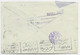 FRANCE PA N° 6 SEUL LETTRE  GOLF HOTEL COVER HYERES 1933 TO PORT SAID EGYPTE REEXP HONG KONG + JAPAN - 1960-.... Covers & Documents