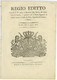 1814 Torino Vittorio Emanuele Re Di Sardegna Royaume De Sardaigne 6 Pp. In-fol. Ministro Di Guerra - Décrets & Lois