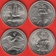 USA Set Of 4 Quarters: "America The Beautiful" 2018 D UNC - 2010-...: National Parks