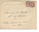 SP141/ TP 57(2) FB S/L. C. Montignies-Le-Tilleul 10/10/1899 > Notre-Dale-au-Bois Par Isque C. D'arrivée Overyssche 11/10 - Landelijks Post