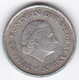 Antilles Néerlandaises 1/4 Gulden 1965 Juliana, En Argent, KM# 4 - Antilles Néerlandaises