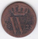 Pays Bas 1/2 Cent 1823 B Bruxelles, William I, En Cuivre. KM# 51 - 1815-1840 : Willem I