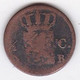 Pays Bas 1/2 Cent 1823 B Bruxelles, William I, En Cuivre. KM# 51 - 1815-1840: Willem I