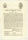 Ferrara 1800 Regio Officio Di Sanita Editto Affiso Morbo Contagioso - Decrees & Laws