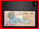 COOK 10 $  1987  P. 4  "low Serial 000368"    UNC - Cook Islands