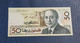 MAROC : "RARE" Billet De 50 Dirhams FACE (Hassan II) 1987 "UNC" - Morocco