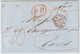 4899 Lettre Cover 1847 PD PAID LONDON TO Paris Boisgaultier Cachet Angl Anglettre Boulogne Sur Mer - Storia Postale