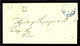 1854. Blue CHRISTIANIA 27 4 1854 On Nice Cover To Thjødlinge. - JF103932 - ...-1855 Prephilately