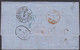 1856. Hull. Cover From Hull 3rd January 1856 Via  Hamburg To Laurvig, Norway. Several Cancels And Postal M... - JF321006 - ...-1855 Prephilately