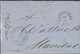 1861. DANMARK. Korsør Jernb. Postexpd 24 3 1861 On Cover To Mandal, Norge. Interesting Cover Dated In Nybo... - JF427620 - ...-1851 Vorphilatelie