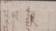 1852. NORGE. Small Cover To Laurvig Cancelled SANDEFJORD 23 4 1852. Portofri Sag. Interesting Contents.  - JF427627 - ...-1855 Prefilatelia