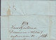 1851. NORGE. Small Cover (folds) To Frederikshald Cancelled In Blue DRAMMEN 20 5 1851. Interesting.   - JF427632 - ...-1855 Préphilatélie