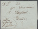 1855. NORGE. Small Beautiful Cover Dated Moen 1. November 1855. Portofri Sag. LUXUS.  - JF427638 - ...-1855 Préphilatélie