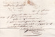 Delcampe - 1827 - Marque Postale 20 DIJON Sur Lettre Pliée Avec Correspondance Vers SEURRE - Dateur En Arrivée - 1801-1848: Précurseurs XIX