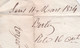 1824 - Marque Postale 83 SENS Sur Enveloppe Pliée Vers VILLEFRANCHE Sur Saône - Taxe 6 - 1801-1848: Précurseurs XIX