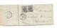 SP163/ TP 17(2)  S/LAC C.Bruxelles 23/10/1868 LOS PTS 60 > Dinant C. D'arrivée - Punktstempel