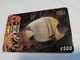 COSTA RICA 500 COLONES   TROPICAL FISH  CHIPCARD   Fine Used Card  ** 6789** - Costa Rica